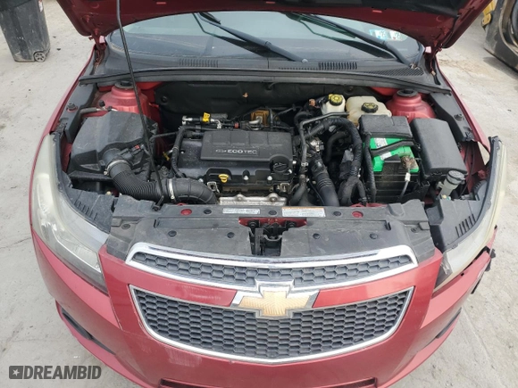 2012 Chevrolet Cruze LT w/1LT with VIN 1G1PF5SC3C7302341, listed as a Copart auction lot 52101275 with 69,089 mi miles and Salvage Title. Bid and sale history available at carsss.com. Image 11.