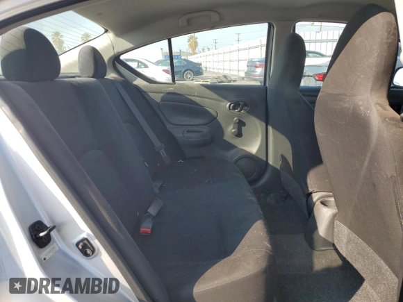 2015 Nissan Versa SV with VIN 3N1CN7AP5FL801573, listed as a Copart auction lot 43271265 with 80,350 mi miles and Salvage title. Bid and sale history available at DreamBid. Image 10.
