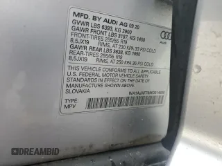 2021 Audi Q7 Premium z VIN WA1AJAF78MD014930, wystawiony jako Copart lot #45175585 z przebiegiem 52 921 mil mil oraz Szkoda całkowita • Salvage title. Historia ofert i sprzedaży dostępna na DreamBid. Obrazek 14.