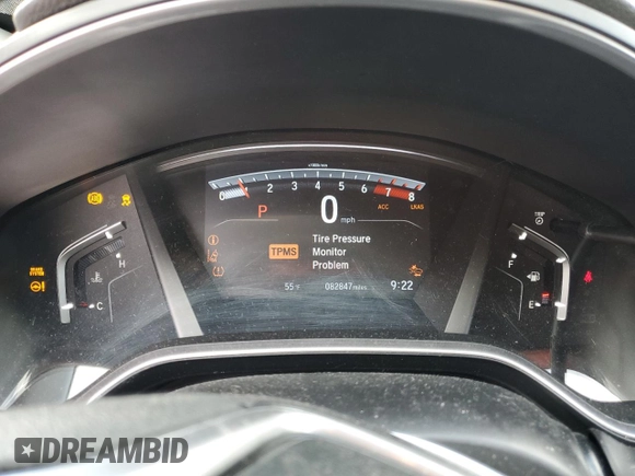 2018 Honda CR-V EX with VIN 5J6RW1H50JA000842, listed as a Copart auction lot 51181835 with 82,847 mi miles and Salvage Title. Bid and sale history available at carsss.com. Image 9.