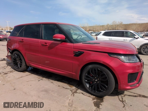 2019 Land Rover Range Rover Sport Dynamic with VIN SALWR2RE9KA847731, listed as a Copart auction lot 51964515 with 46,434 mi miles and Salvage title. Bid and sale history available at DreamBid. Image 4.