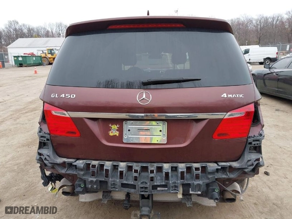 2014 Mercedes-Benz GL-Class GL 450 with VIN 4JGDF7CE3EA376091, listed as a IAAI auction lot 41696697 with 156,049 mi miles. Bid and sale history available at carsss.com. Image 16.