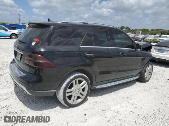 2014 Mercedes-Benz M 350 with VIN 4JGDA5JB1EA351654, listed as a Copart auction lot 55510505 with 193,285 mi miles and Salvage title. Bid and sale history available at DreamBid. Image 3.