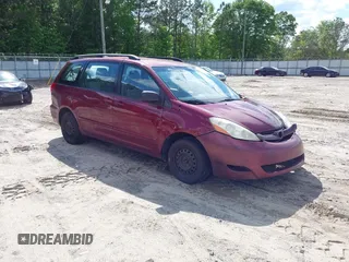 2009 Toyota Sienna CE with VIN 5TDZK23C19S238209, listed as a IAAI auction lot 42203222 with 264,655 mi miles. Bid and sale history available at carsss.com. Image 1.