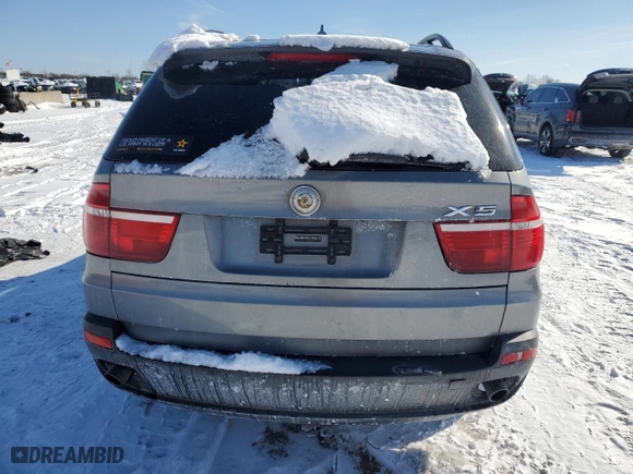 2009 BMW X5 30i with VIN 5UXFE43579L263414, listed as a Copart auction lot 45586865 with 156,118 mi miles and Salvage Title. Bid and sale history available at carsss.com. Image 6.