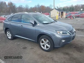 2013 Lexus RX 350 with VIN 2T2BK1BA5DC163927, listed as a IAAI auction lot 40759410 with 163,094 mi miles. Bid and sale history available at carsss.com. Image 1.