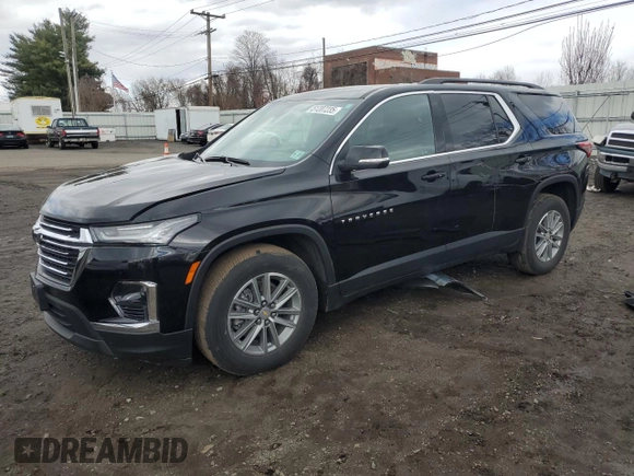 2022 Chevrolet Traverse LT Cloth z VIN 1GNERGKW5NJ155321, wystawiony jako Copart lot #51207235 z przebiegiem 25 972 mil mil oraz Szkoda całkowita • Salvage title. Historia ofert i sprzedaży dostępna na DreamBid. Obrazek 1.
