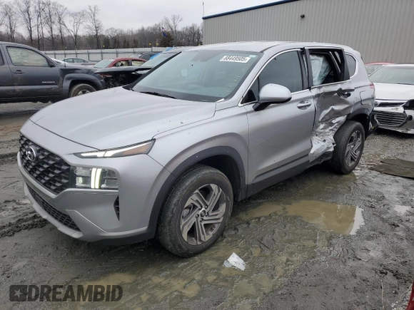 2023 Hyundai Santa Fe SE with VIN 5NMS1DAJ2PH599515, listed as a Copart auction lot 88449505 with 17,781 mi miles and Salvage Title. Bid and sale history available at carsss.com. Image 1.