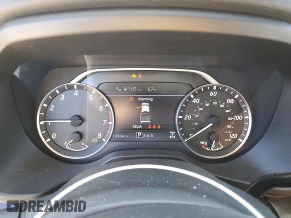 2022 Nissan Titan S with VIN 1N6AA1EC4NN107425, listed as a Copart auction lot 48291485 with 19,904 mi miles and Salvage title. Bid and sale history available at DreamBid. Image 9.