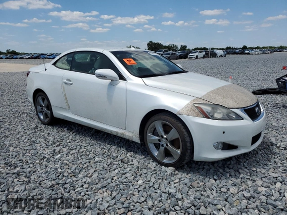 2010 Lexus IS with VIN JTHFE2C29A2504653, listed as a Copart auction lot 53067815 with Not Provided miles and Salvage Title. Bid and sale history available at carsss.com. Image 4.