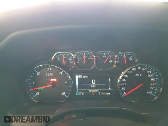 2016 Chevrolet Silverado 1500 High Country with VIN 3GCUKTEC0GG138322, listed as a Copart auction lot 52110575 with 100,251 mi miles and Salvage Title. Bid and sale history available at DreamBid. Image 9.
