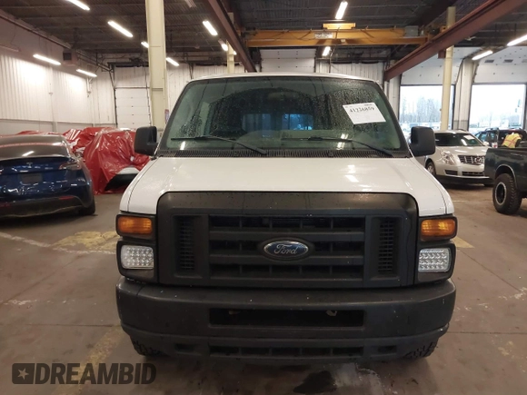 2011 Ford Econoline Cargo Commercial with VIN 1FTNE1EW5BDB01167, listed as a IAAI auction lot 41226859 with 248,606 mi miles and . Bid and sale history available at DreamBid. Image 12.