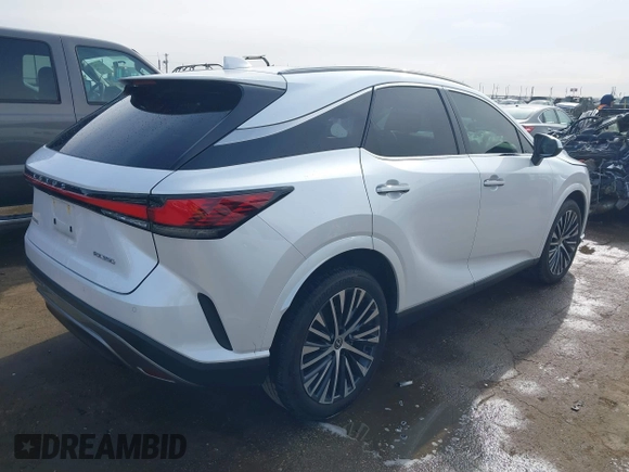 2023 Lexus RX with VIN 2T2BAMBA8PC004019, listed as a IAAI auction lot 41253610 with 25,150 mi miles. Bid and sale history available at carsss.com. Image 4.