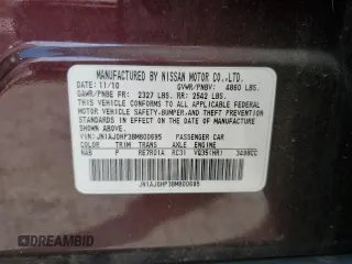 2011 Infiniti EX Journey с VIN JN1AJ0HP3BM800695, выставлен на аукционе Copart как лот 47682455 с пробегом Не указан миль и Чистый • Clean title. История ставок и продаж доступна на DreamBid. Изображение 13.