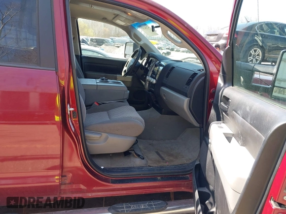 2007 Toyota Tundra SR5 with VIN 5TBDV54117S487602, listed as a IAAI auction lot 42106287 with 214,725 mi miles. Bid and sale history available at carsss.com. Image 5.