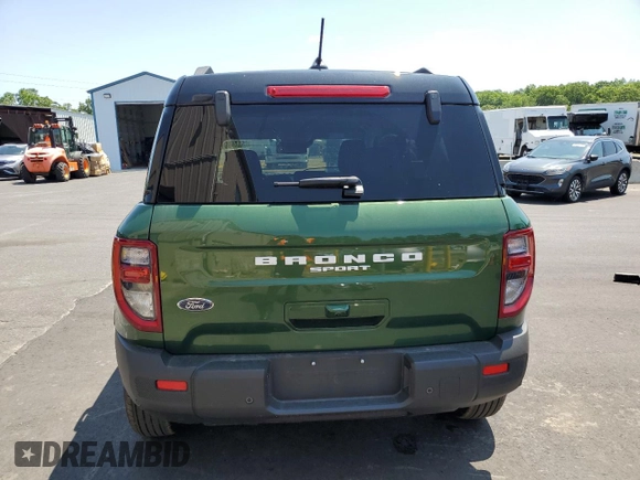 2025 Ford Bronco Sport Outer Banks with VIN 3FMCR9CN8SRE46846, listed as a Copart auction lot 61441965 with 1,867 mi miles and Clean title. Bid and sale history available at DreamBid. Image 6.