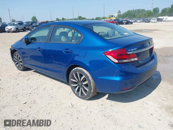 2015 Honda Civic EX-L z VIN 2HGFB2F96FH508209, wystawiony jako IAAI lot #42456328 z przebiegiem 113 089 mil mil oraz . Historia ofert i sprzedaży dostępna na DreamBid. Obrazek 3.