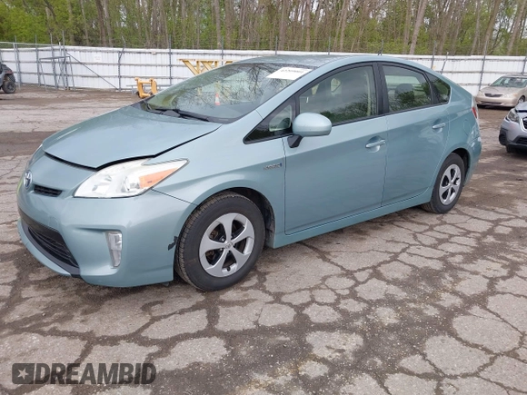 2013 Toyota Prius One with VIN JTDKN3DU8D1657850, listed as a IAAI auction lot 42209001 with 238,243 mi miles and . Bid and sale history available at DreamBid. Image 18.