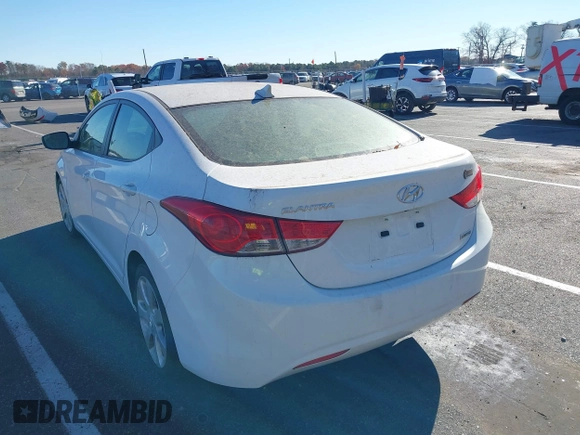 2013 Hyundai Elantra Limited with VIN 5NPDH4AEXDH229807, listed as a IAAI auction lot 40855831 with 97,280 mi miles and . Bid and sale history available at DreamBid. Image 3.