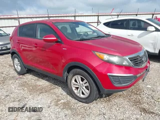 2011 Kia Sportage LX with VIN KNDPBCA27B7135948, listed as a IAAI auction lot 42686399 with 181,956 mi miles and . Bid and sale history available at DreamBid. Image 1.