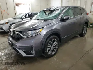 2020 Honda CR-V EX with VIN 7FARW2H52LE020925, listed as a Copart auction lot 50383055 with 45,290 mi miles and Salvage Title. Bid and sale history available at carsss.com. Image 1.