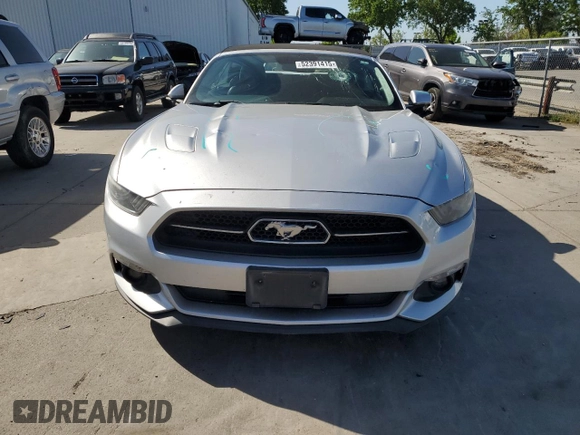 2015 Ford Mustang GT Premium with VIN 1FATP8FF4F5330308, listed as a Copart auction lot 52391415 with 75,225 mi miles and Salvage Title. Bid and sale history available at DreamBid. Image 5.
