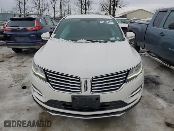 2017 Lincoln MKC Premiere z VIN 5LMCJ1D95HUL32196, wystawiony jako Copart lot #45160455 z przebiegiem 131 285 mil mil oraz Szkoda całkowita • Salvage title. Historia ofert i sprzedaży dostępna na DreamBid. Obrazek 5.