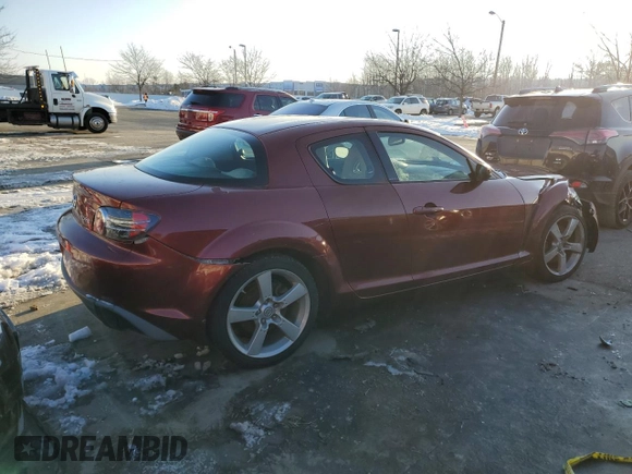 2006 Mazda RX-8 with VIN JM1FE173560205162, listed as a Copart auction lot 88785785 with Not Provided miles and Salvage Title. Bid and sale history available at DreamBid. Image 3.