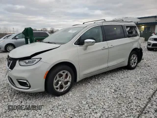 2021 Chrysler Pacifica Limited z VIN 2C4RC3GG6MR553881, wystawiony jako Copart lot #79756844 z przebiegiem Nie podano mil oraz Nie do naprawy • Non repairable. Historia ofert i sprzedaży dostępna na DreamBid. Obrazek 1.