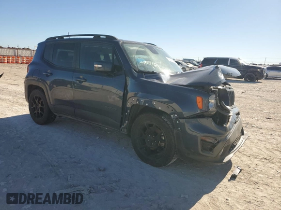 2020 Jeep Renegade Altitude with VIN ZACNJABB8LPL01473, listed as a Copart auction lot 87252354 with Not provided miles and Salvage title. Bid and sale history available at DreamBid. Image 4.