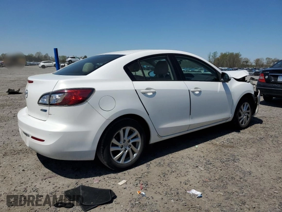 2012 Mazda 3 i Touring with VIN JM1BL1V80C1678931, listed as a Copart auction lot 52407085 with 124,681 mi miles and Clean Title. Bid and sale history available at carsss.com. Image 3.