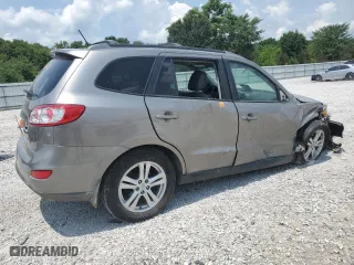 2012 Hyundai Santa Fe SE with VIN 5XYZHDAG2CG106869, listed as a Copart auction lot 75944384 with 186,373 mi miles and Salvage Title. Bid and sale history available at carsss.com. Image 3.