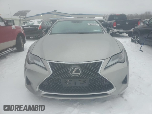2021 Lexus RC with VIN JTHD85EC9M5006512, listed as a Copart auction lot 42838405 with 38,719 mi miles and Salvage Title. Bid and sale history available at carsss.com. Image 5.