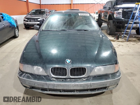 2000 BMW 5 Series 528iA with VIN WBADM6349YGU17950, listed as a Copart auction lot 84506464 with 209,318 mi miles and Salvage Title. Bid and sale history available at carsss.com. Image 5.