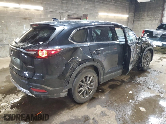 2021 Mazda CX-9 Touring with VIN JM3TCBCY3M0515072, listed as a Copart auction lot 45419145 with 48,503 mi miles and Salvage Title. Bid and sale history available at carsss.com. Image 3.