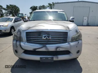 2014 Infiniti QX80 with VIN JN8AZ2NC3E9351193, listed as a Copart auction lot 58953585 with 182,686 mi miles and Salvage title. Bid and sale history available at DreamBid. Image 5.