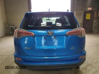 2016 Toyota RAV4 LE with VIN JTMBFREV5GJ104245, listed as a Copart auction lot 56658985 with 87,549 mi miles and Salvage Title. Bid and sale history available at DreamBid. Image 6.