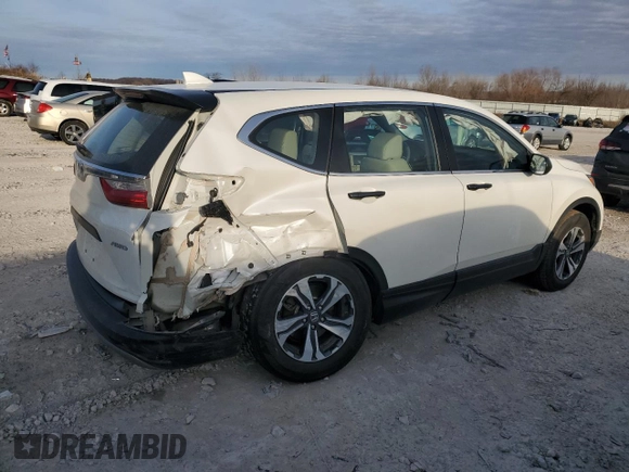 2017 Honda CR-V LX with VIN 5J6RW6H36HL008356, listed as a Copart auction lot 48563995 with 26,212 mi miles and Clean Title. Bid and sale history available at carsss.com. Image 3.