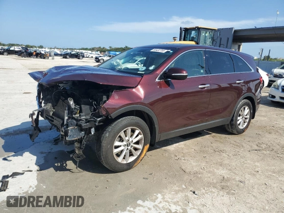 2020 Kia Sorento LX with VIN 5XYPG4A3XLG701329, listed as a Copart auction lot 50432765 with 96,758 mi miles and Non Repairable. Bid and sale history available at carsss.com. Image 1.