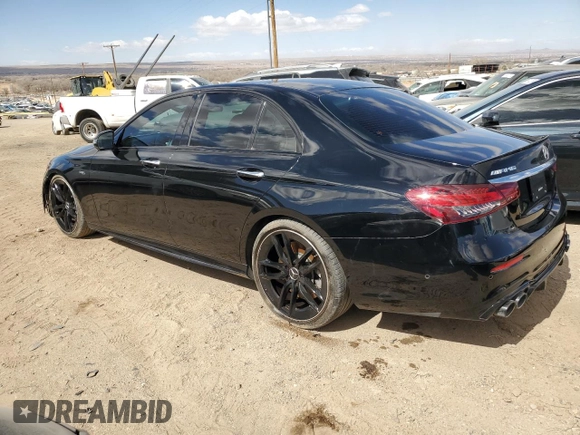 2023 Mercedes-Benz E 53 AMG with VIN W1KZF6BB3PB101562, listed as a Copart auction lot 41483845 with 16,312 mi miles and Salvage Title. Bid and sale history available at DreamBid. Image 2.