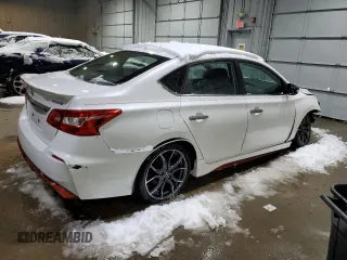 2017 Nissan Sentra Nismo с VIN 3N1CB7AP0HY290370, выставлен на аукционе Copart как лот 84062434 с пробегом 88 378 миль миль и Списание • Salvage title. История ставок и продаж доступна на DreamBid. Изображение 3.