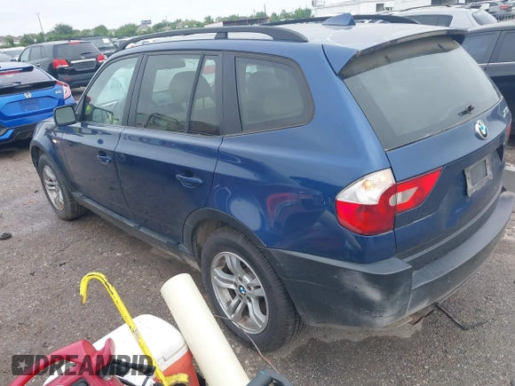 2005 BMW X3 3.0i with VIN WBXPA93445WD17708, listed as a IAAI auction lot 42196524 with 174,773 mi miles and . Bid and sale history available at DreamBid. Image 3.
