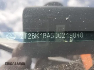 2013 Lexus RX 350 with VIN 2T2BK1BA5DC219848, listed as a Copart auction lot 53986685 with 154,784 mi miles and Salvage Title. Bid and sale history available at DreamBid. Image 13.