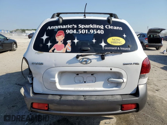 2006 Hyundai Santa Fe GLS with VIN KM8SC13D76U099613, listed as a Copart auction lot 52783575 with 194,819 mi miles and Salvage Title. Bid and sale history available at carsss.com. Image 6.