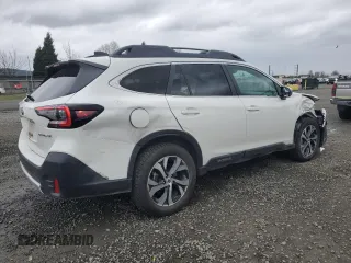 2022 Subaru Outback Limited with VIN 4S4BTANC9N3230758, listed as a Copart auction lot 49989005 with 20,227 mi miles and Salvage Title. Bid and sale history available at DreamBid. Image 3.