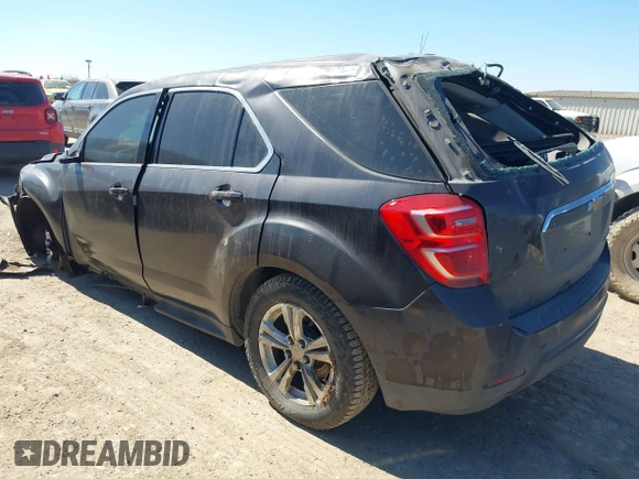 2016 Chevrolet Equinox LS with VIN 2GNALBEK4G6176978, listed as a IAAI auction lot 41665460 with 125,120 mi miles and . Bid and sale history available at carsss.com. Image 3.