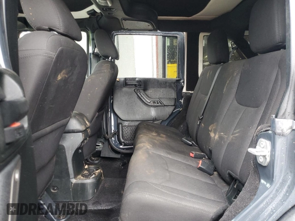 2017 Jeep Wrangler Unlimited Sport with VIN 1C4BJWDG6HL743322, listed as a Copart auction lot 61100045 with 135,959 mi miles and Salvage title. Bid and sale history available at DreamBid. Image 11.