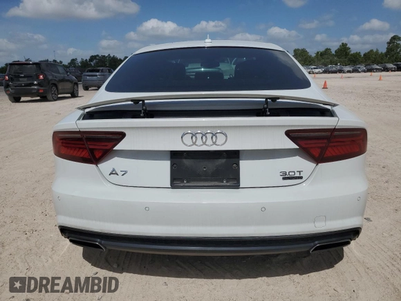 2016 Audi A7 3.0 Prestige with VIN WAU2GAFC9GN030202, listed as a Copart auction lot 61867194 with 111,417 mi miles and Salvage Title. Bid and sale history available at carsss.com. Image 6.