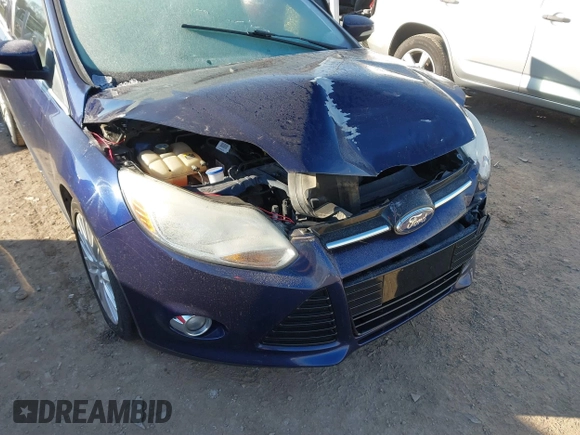 2012 Ford Focus SEL with VIN 1FAHP3M21CL145245, listed as a IAAI auction lot 41320151 with 85,630 mi miles. Bid and sale history available at carsss.com. Image 6.