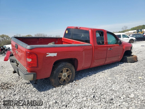 2010 Chevrolet Silverado 1500 LS with VIN 1GCSKREA5AZ107311, listed as a Copart auction lot 50485935 with Not Provided miles and Salvage Title. Bid and sale history available at DreamBid. Image 3.